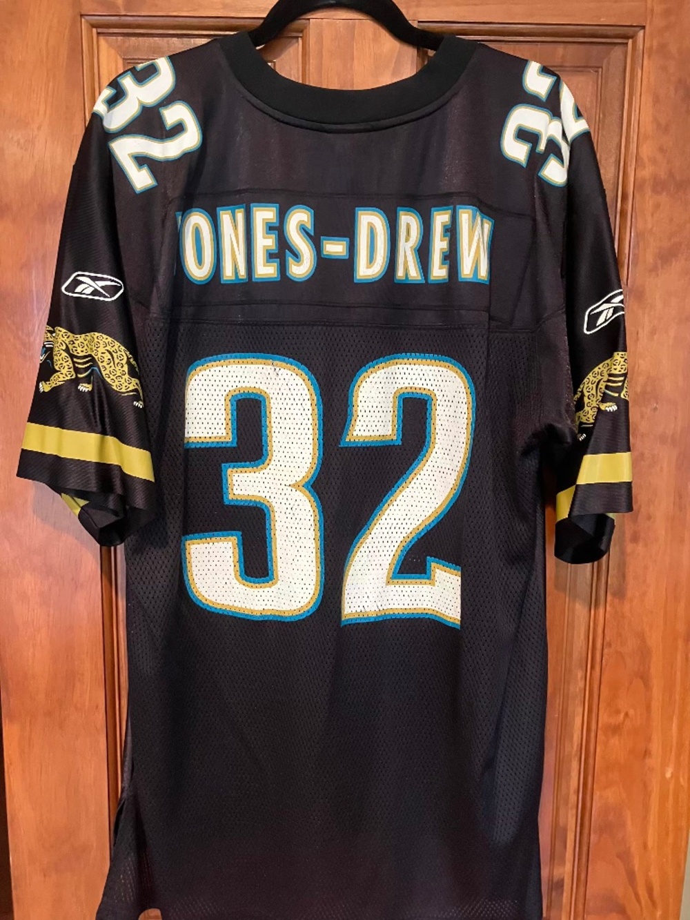 Maurice Jones-Drew Jacksonville Jaguars Jersey - Reebox Black Large Throwback